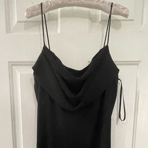 Black Glitter Dress